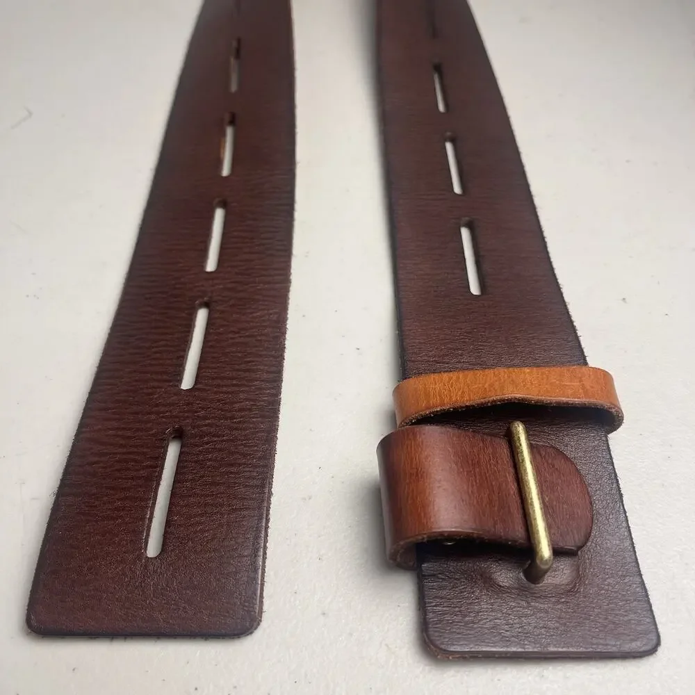 CAbi Here or There Leather Belt Brown 2